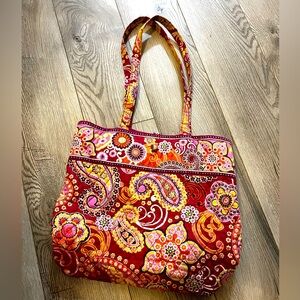 NWOT Vera Bradley Colorful Paisley Tote Bag